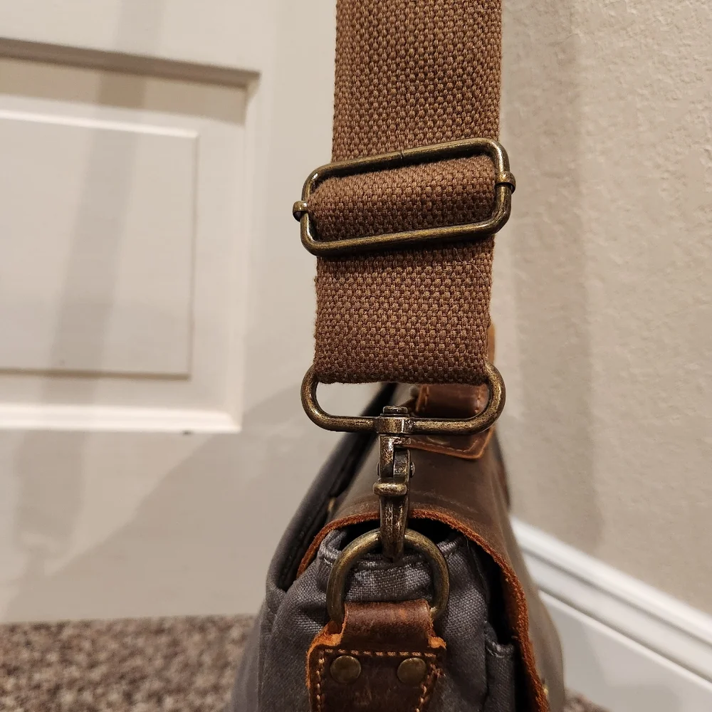 Lifewit Messenger Leather Bag Computer Bag Office